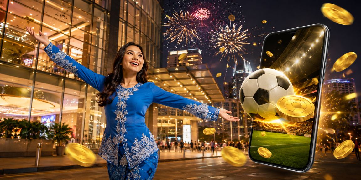 Pengguna wanita Kuala Lumpur menyemak odds bola sepak di platform wangkaya