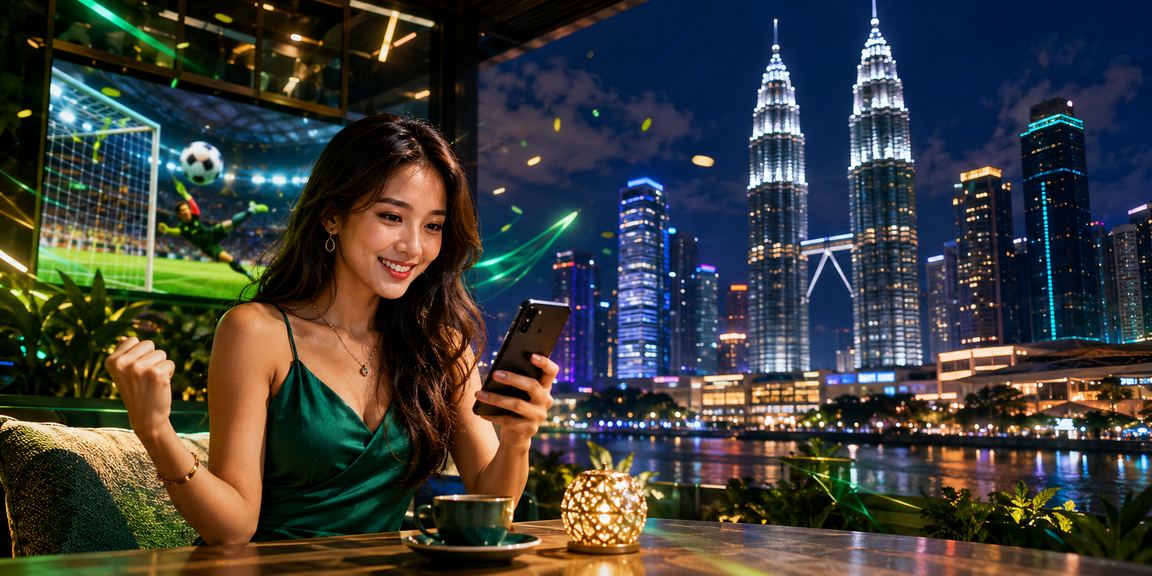 Pengguna Kuala Lumpur menikmati pertaruhan bola sepak dan kasino langsung di wangkaya